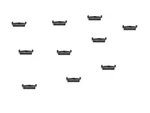 Kit Of 10 Windshield Rubber Retainer Holds Jeep Cherokee Xj 1984-92. Fixed Price $12.99.
