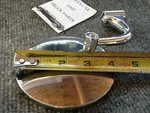 New Single 4 Inch Round Vintage Style Peep Mirror /can Use On Right Left Side. Fixed Price $19.99.