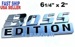 The Boss Edition Chrome Universal Fit Letters Car Hood Trucks Logo Custom Emblem. Fixed Price $23.99.