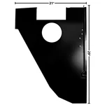 1966 1977 Bronco Cowl Side Panel Right Edp Coated Steel Dynacorn New. Fixed Price $166.95.