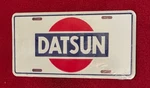 Datsun Roadster Embossed License Plate Nos. Fixed Price $26.00.