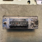 1963 Oldsmobile Full Size Car Factory Delco Am Pushbutton Radio Missing Knobs. Fixed Price $25.00.