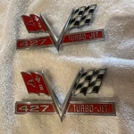1966 1967 Impala 427 Fender Flag Nos Gm 3876435 Super Sport. Fixed Price $160.00.