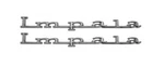 1967 Impala Quarter Panel Emblems New Trim Parts, Best Available!. Fixed Price $106.89.