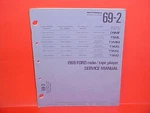 1969 Ford Mustang Mach Boss 302 429 Motorola 8-TRACK/AM Radio Service Manual. Fixed Price $44.99.