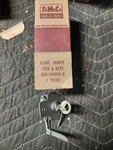 Nos 1956 Ford Car Glove Box Lock With Keys B6A-7006081-C. Fixed Price $79.00.