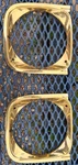 1972 Chevelle / Camino Headlight Bezels (gm #6261958 & 6261937). Fixed Price $182.50.