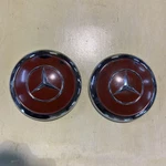 Vintage Mercedes For Wheel Hubcap Red W108 W109 W111 W113 W121 - Lot Of (2). Fixed Price $85.00.