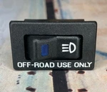 Nos Fog Light Switch 91-96 Ford F-150 F250 F350 F0TZ-15A214-A. Fixed Price $35.95.