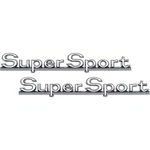 1966 Chevrolet "chevelle" Super Sport Quarter Panel Emblems; With Hardware;. Fixed Price $64.99.