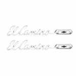 New Pair Of Rear Quarter Emblem Trim Parts Fits 1965 Chevrolet El Camino 4825. Fixed Price $250.67.