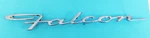 New! 1964 - 1965 Ford Falcon Fender Quarter Panel Emblem Chrome Script. Fixed Price $30.00.
