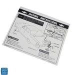 1964-1966 Chevelle Malibu Jacking Instructions DC0120 3841915. Fixed Price $9.99.