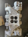 Oem Ford 1969 1970 Mustang Boss 302 Aluminum Intake Manifold C9FE-9424-E. Fixed Price $900.00.