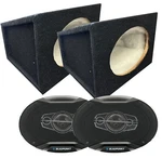 Blaupunkt GTX695 6X9" 750W Speakers +2X Audiotek S1 Car Truck Box. Fixed Price $139.00.