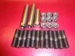 68-74 Mopar 383 440 & Body Cuda Gtx Exhaust Manifold Fastener Set. Fixed Price $45.00.