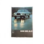 Mercedes 300-SEL 6.3-L Oem Dealers Sales Brochure Literature Specs Photos German. Fixed Price $189.99.
