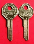 Lot Of 2 Vintage Dl Dominion Lock Co. Blank Keys No. H98A & U98B. Fixed Price $27.50.