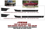 Sp TR346 1987 1988 Ford Truck - Ranger Stx High Rider Side Stripe Decal Kit. Fixed Price $129.95.