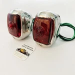 Pair 1940-53 Chevy & Gmc Truck Tail Lights, Polished S/s- (l/h R/h). Fixed Price $84.95.