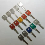 Lot 15 B46 P1098J Cole National & Silca Uncut Key Blanks Gm Colors Red Blue Et. Fixed Price $17.99.