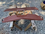 Ford C5ZZ-17A939-A, C5ZZ-6540544-B 1964-65 Mustang Front And Rear Valance "nos". Fixed Price $1050.00.