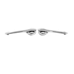 For 1963-1964 Full-size Chevrolet Rear Door Handles. Sold As Pair Trim Parts. Fixed Price $97.15.