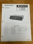 Sanyo F-8705N F-8705A Am-fm Car Radio Service Manual Vintage Oem Diagrams. Fixed Price $19.99.