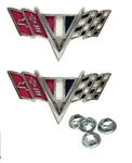 65-67 Chevy Ii Nova Chevelle Flag Fender Emblem *pair. Fixed Price $26.95.