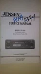 Jensen Cs 2510 Service Manual Original Repair Book Stereo Car Tape Radio Player. Fixed Price $25.00.