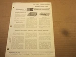 1964 Chevy Ii Motorola Radio Service Manual CEM64 CTM64. Fixed Price $8.00.