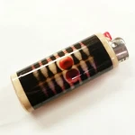 Bowling Alley Pins Ball Case Holder Sleeve Cover Fits Bic Lighters. Fixed Price $14.99.