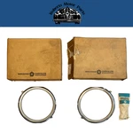 New Old Stock Headlight Bezels For 1968 Dodge Polara Monaco #2786463 & 2786462. Fixed Price $525.00.