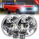 Fit Chevrolet Blazer 1969 1970 1971-1974 Pair 7" Round Led Headlights Hi/lo Beam. Fixed Price $79.99.