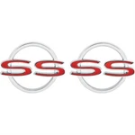 Oer 3851724 1964 Impala Ss Quarter Panel Emblems. Fixed Price $54.99.