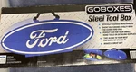 Goboxes Ford Motor Logo Steel Tool 23-1/2 9" 6" F1000V Blue Open. Fixed Price $142.19.