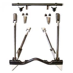 55-57 Chevy Bel Air Triangulated Rear 4-LINK Bracket Kit W/o Shocks & Hardware. Fixed Price $849.50.