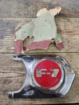 Nos 1951 1952 Ford Truck F-7 Hood Molding Trim Rh Passenger Side Emblem Ornament. Fixed Price $165.00.