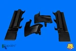 Buick Riviera 1979-85 Fiberglass Bumper Fillers- Rear (set Of 4 Pcs). Fixed Price $195.00.