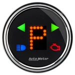 Auto Meter 1460 Gauge Gear Pos 2 1/16" Black Dial Dome Lens Chrome Bezel. Fixed Price $257.29.