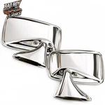 Pair Classic Polished Stainless Steel Car Door Mirrors Oe Spec Fits Mgb, Midget. Fixed Price $60.53.