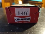 Nors Champion H-14Y Spark Plugs For Studebaker (4). Fixed Price $30.00.