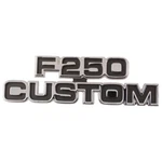 1977-79 Ford Truck F-250 "custom" Name Plate-cowl Side D7TZ-16720-P. Fixed Price $44.95.