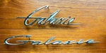 Ford Galaxie Fender Emblems Name Plates Script Set Of 2 1960S. Fixed Price $44.99.