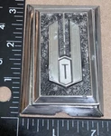 Oldsmobile Toronado Circa '82 Trunk Lock Cover 20113270 / 3079220 (6205). Fixed Price $30.00.