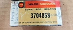 Nos Oem Delco Moraine 3704858 Connecting Rod Bearing .002 For 1954-62 Chevy 235. Fixed Price $10.00.