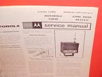 1965 1966 1967 John Deere Tractor Motorola Am Radio Service Shop Manual Brochure. Fixed Price $24.99.