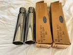 1970 1971 Ford Mercury Chrome Exhaust Tips (2). Fixed Price $325.00.