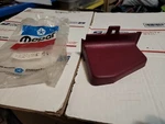 1984-86 Dodge Caravan Plymouth Voyager Red Sliding Door Lower Cover Nos 4248718. Fixed Price $40.00.