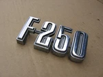 1973 1976 Ford Truck F250 Body Fender Emblem Chrome Metal #D4TZ-16720-B. Fixed Price $34.95.
